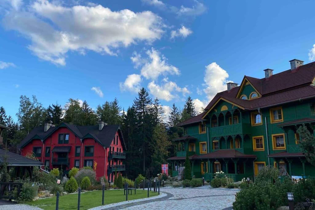 Dolina Wikingow-Apartament Suite Z Tarasem W Ogrodzie, Miejscem W Garazu I Dostepem Do Strefy Wellness Szklarska Poręba Exterior foto